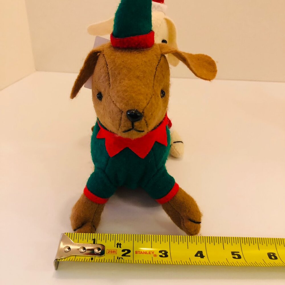Target Bullseye Playground Christmas Holiday Felt Plush Dogs - Picture 12 of 16
